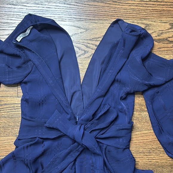 Saints + Secrets Navy Blue Ruffle Mini Romper - Picture 9 of 12